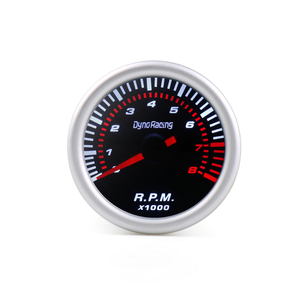 2 '' 52mm 0-8000 Tacómetro de indicador automático con luz LED Medidor de RPM Medidor universal para automóvil