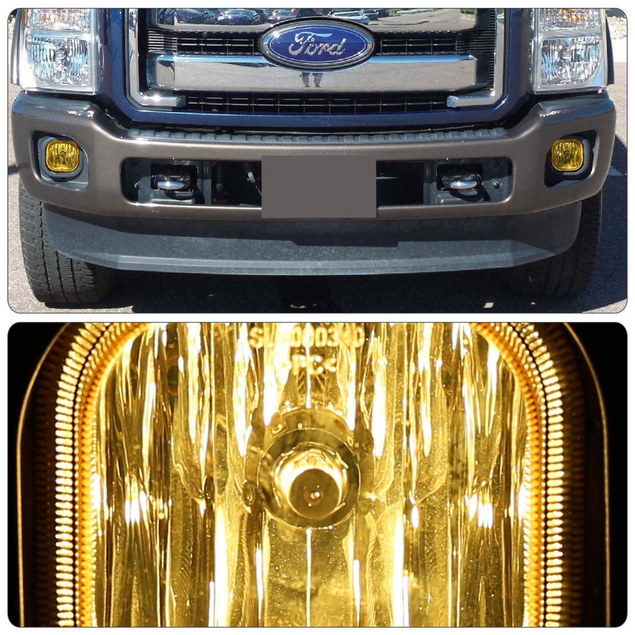 Ámbar luces antiniebla de conducción luces para Ford F250 F350 F450 11-16